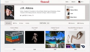 Social Media Consultant J.R> Atkins discusses the new Pinterest Profile